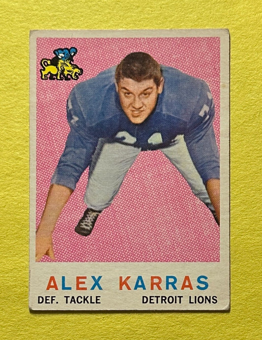 1959 TOPPS ALEX KARRAS #103 RC HOF