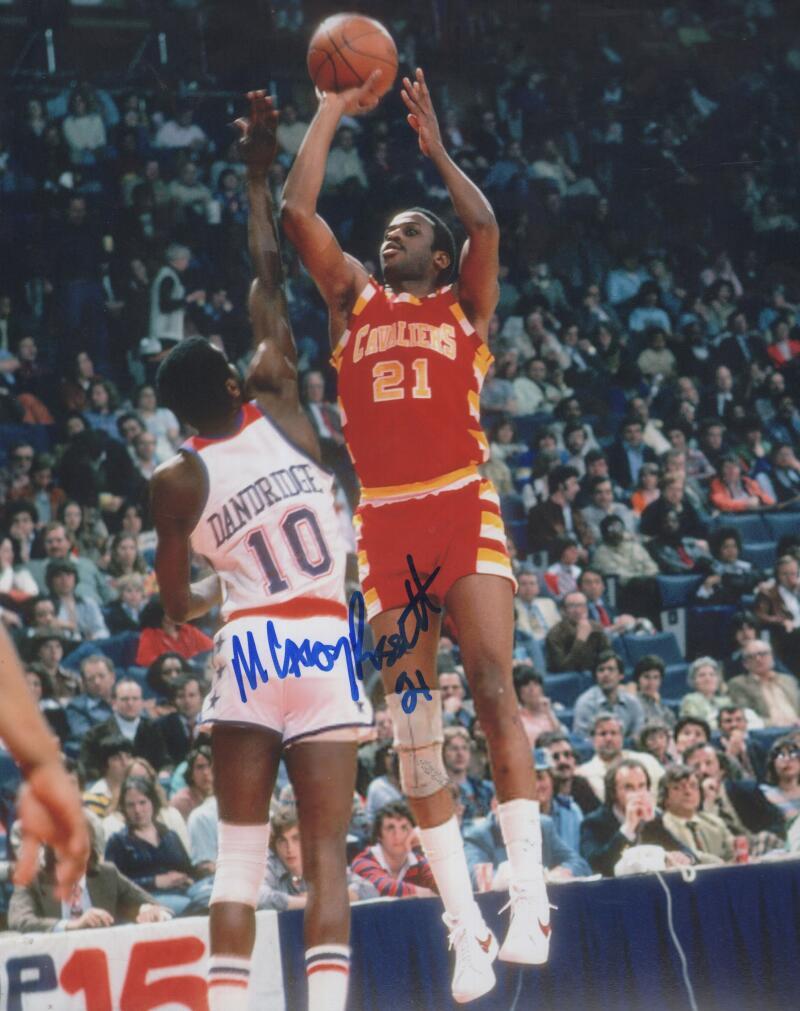 CAMPY RUSSELL CLEVELAND CAVALIERS SIGNED AUTOGRAPHED 8X10 PHOTO W/ COA