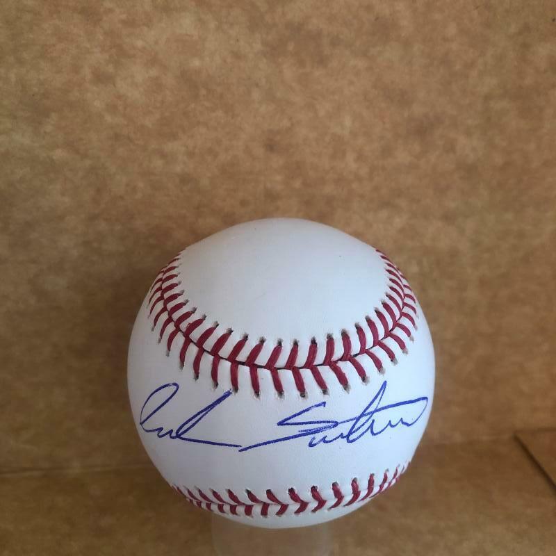 TONY SANTILLAN CINCINNATI REDS ROOKIE YEAR SIGNED AUTO M.L BASEBALL R42143
