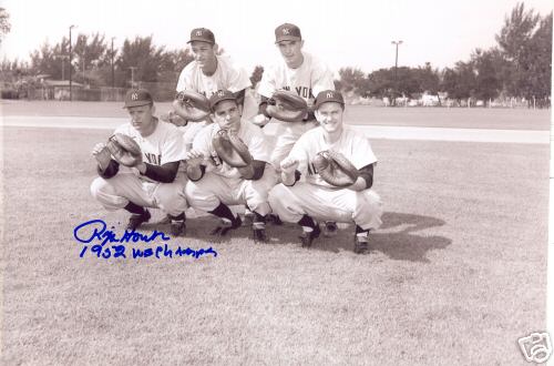 RALPH  HOUK    NY  YANKEES  W/INSCRIPTION  SIGNED 8X10