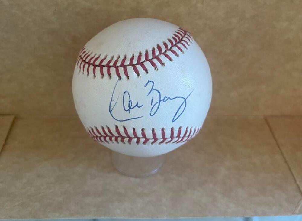 CARLOS BAERGA CLEVELAND INDIANS SIGNED AUTOGRPHED A.L. BASEBALL BAS BA26173