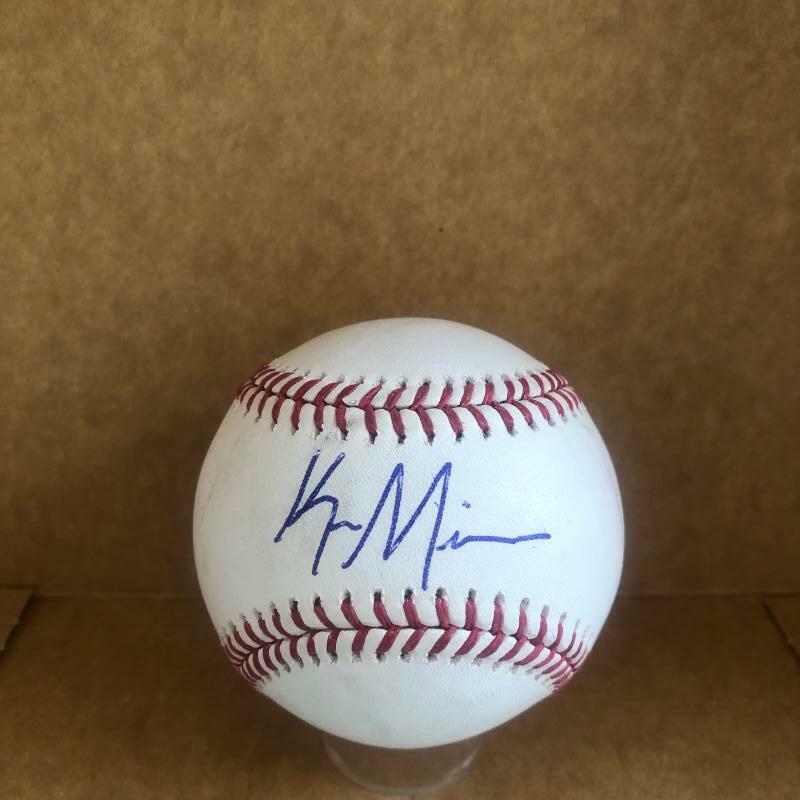KAMERON MISNER MIAMI MARLINS ROOKIE YEAR SIGNED AUTO M.L. BASEBALL BAS R42151