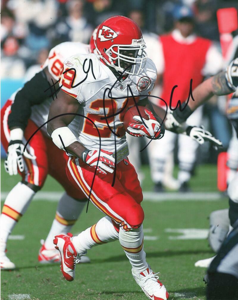 DANTRELL SAVAGE KANSAS CITY CHIEFS SIGNED AUTOGRAPHED 8X10 PHOTO W/ COA