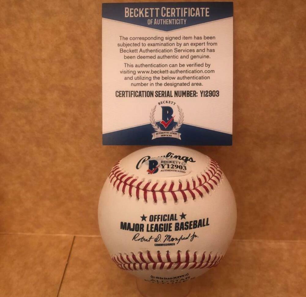 SCOTT KINGERY PHILA PHILLIES SIGNED AUTO  2017 FUTURES GAME BASEBALL BECKETT Y12