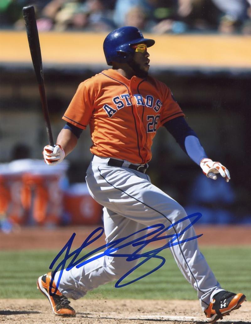 JON SINGLETON #28 HOUSTON ASTROS SIGNED 8X10 PHOTO W/COA