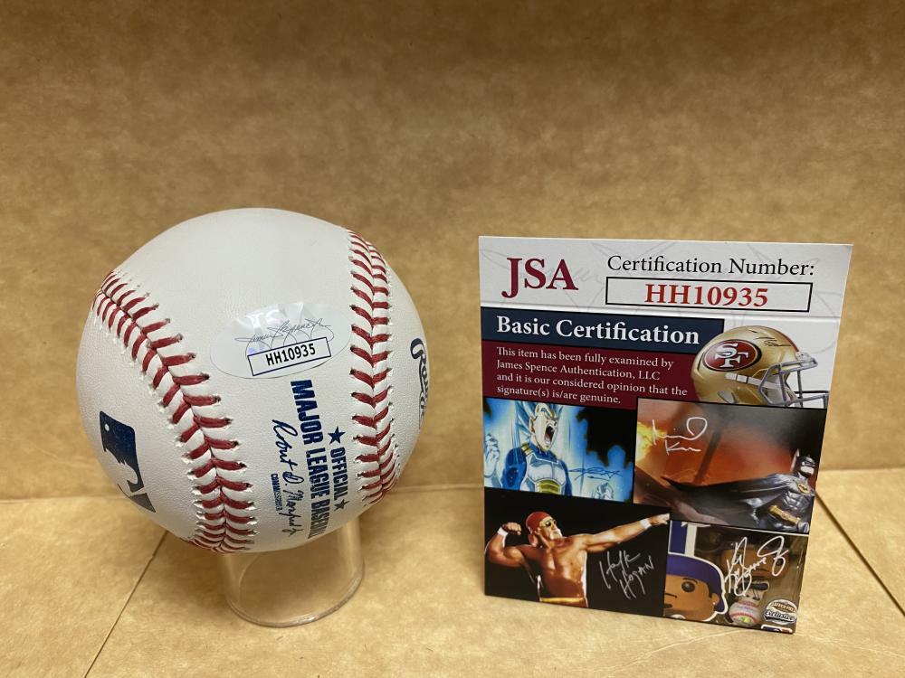 LYON RICHARDSON CINCINNATI REDS SIGNED AUTOGRAPHED M.L. BASEBALL JSA HH10935