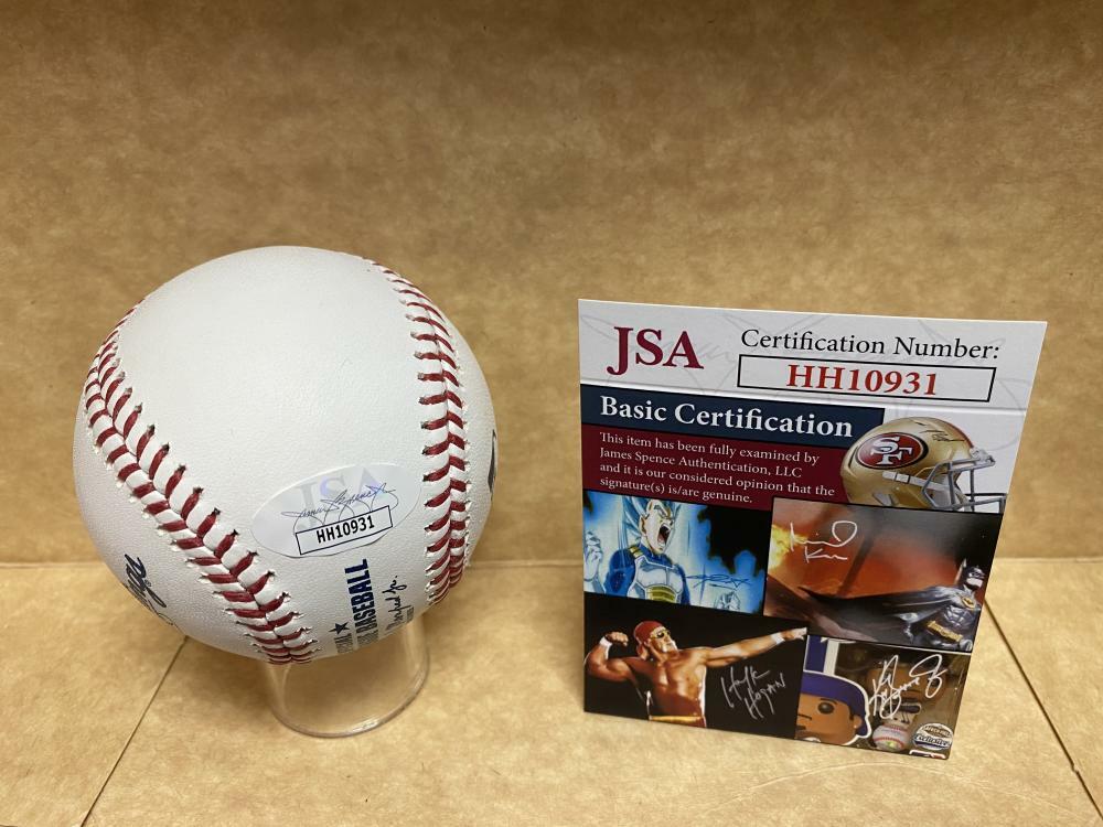 LYON RICHARDSON CINCINNATI REDS SIGNED AUTOGRAPHED M.L. BASEBALL JSA HH10931