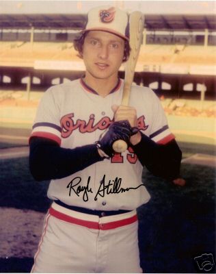 ROYLE  STILLMAN   BALTIMORE  ORIOLES SIGNED 8X10  W/COA