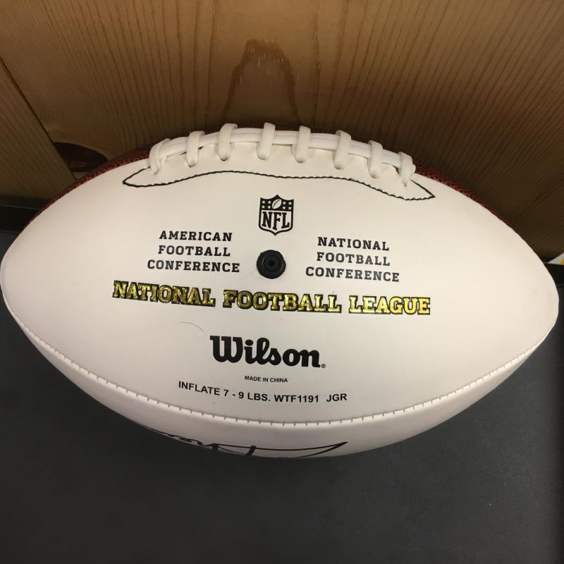 JOE THEISMANN WASHINGTON REDSKINS PERSONALIZED WILSON GODELL FOOTBALL W/COA