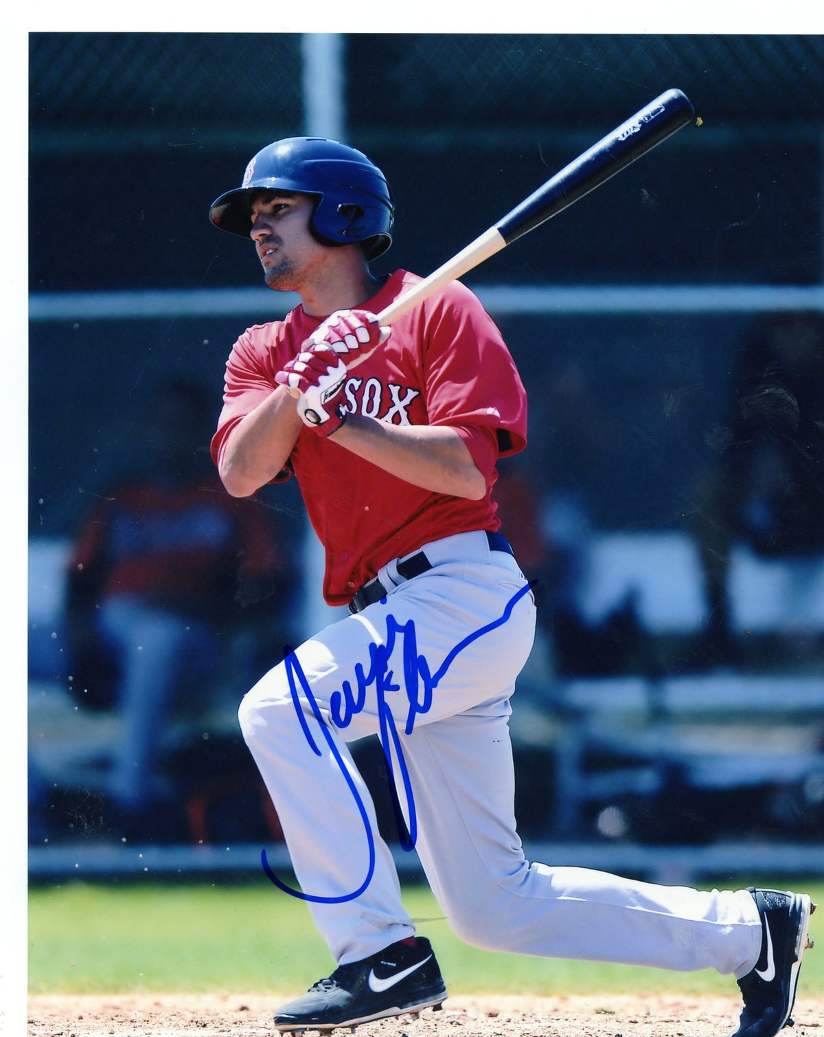 DERRIK GIBSON BOSTON RED SOX   SIGNED AUTOGRAPHED 8X10 PHOTO