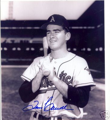 TOM  CARROLL  KC  A'S    SIGNED 8X10