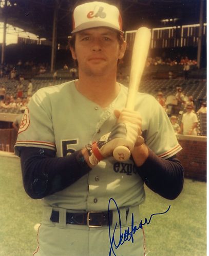 DEL  UNSER  MONTREAL  EXPOS     SIGNED 8X10