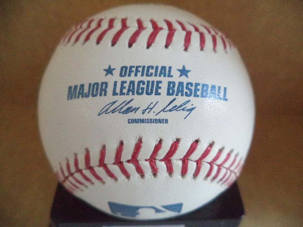 ENNY ROMERO NATIONALS/RAYS AUTOGRAPHED SIGNED M.L. BASEBALL W/COA 