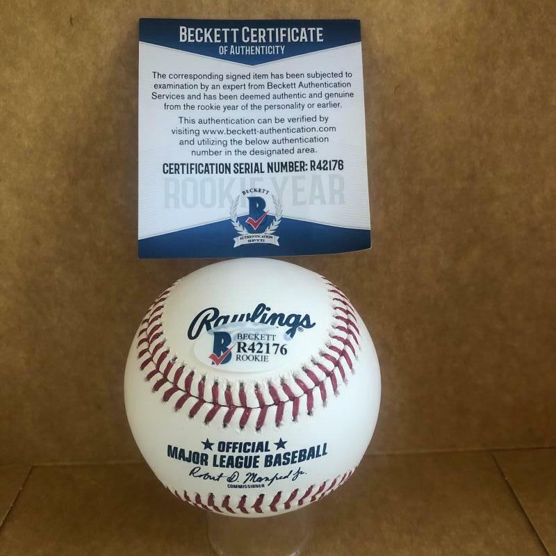 JUNIOR FERNANDEZ ST. LOUIS CARDINALS ROOKIE YEAR SIGNED M.L. BASEBALL BECKETT 
