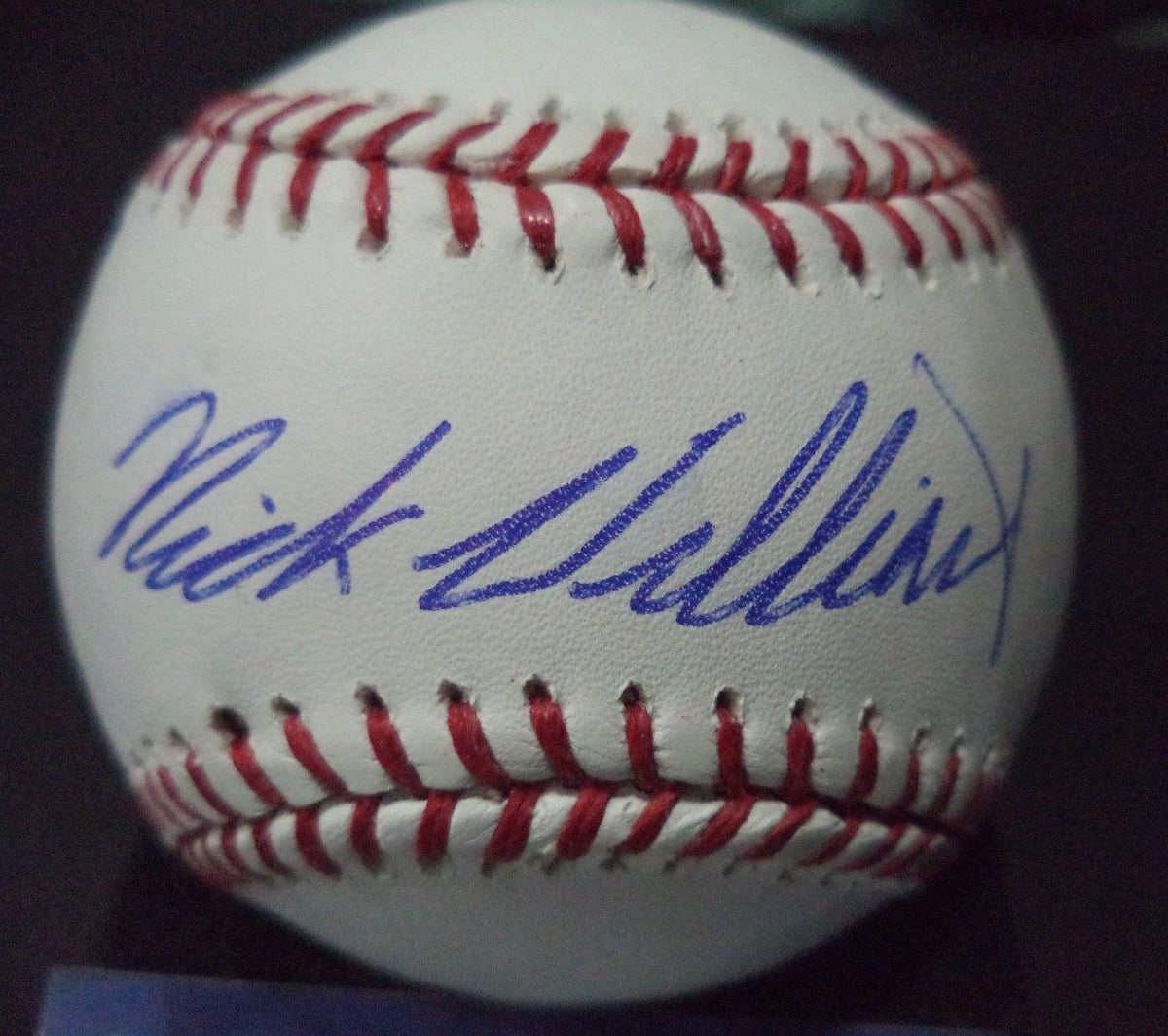 NICK WILLIAMS PHILLIES SIGNED ROMLB BASEBALL PSA/DNA COA "ROOKIE GRAPH" #R26871