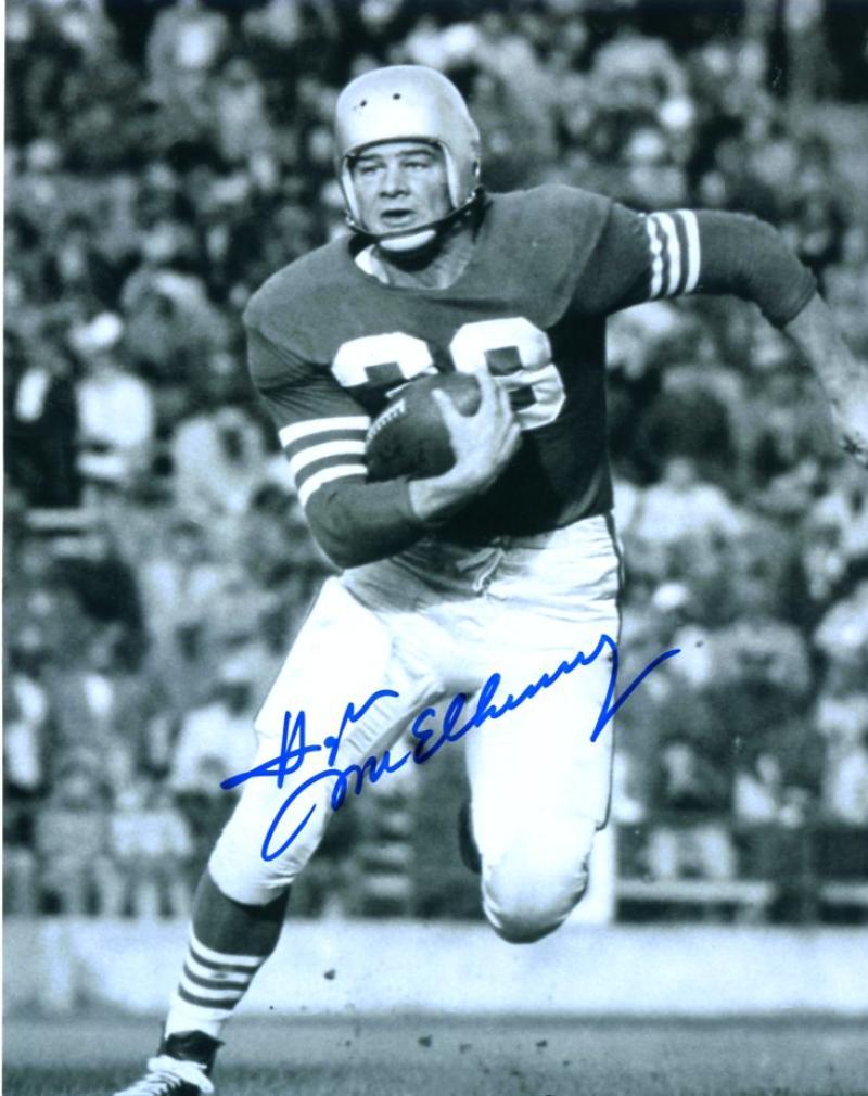 HUGH MLELHENNY SAN FRANCISCO 49ERS SIGNED AUTOGRAPHED 8X10 PHOTO W/COA
