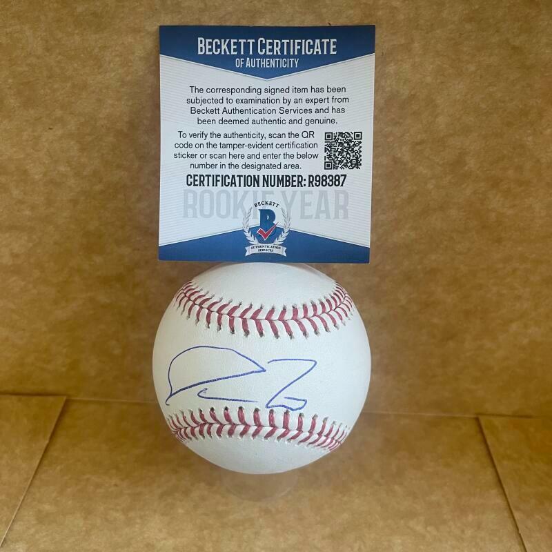 SPENCER TORKELSON DETROIT TIGERS ROOKIE YEAR SIGNED AUTO M.L. BASEBALL BAS R9838