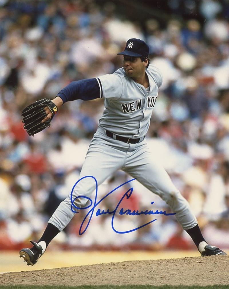 JOHN CANDELARIA NEW YORK YANKEES SIGNED AUTOGRAPHED 8X10 PHOTO W/COA
