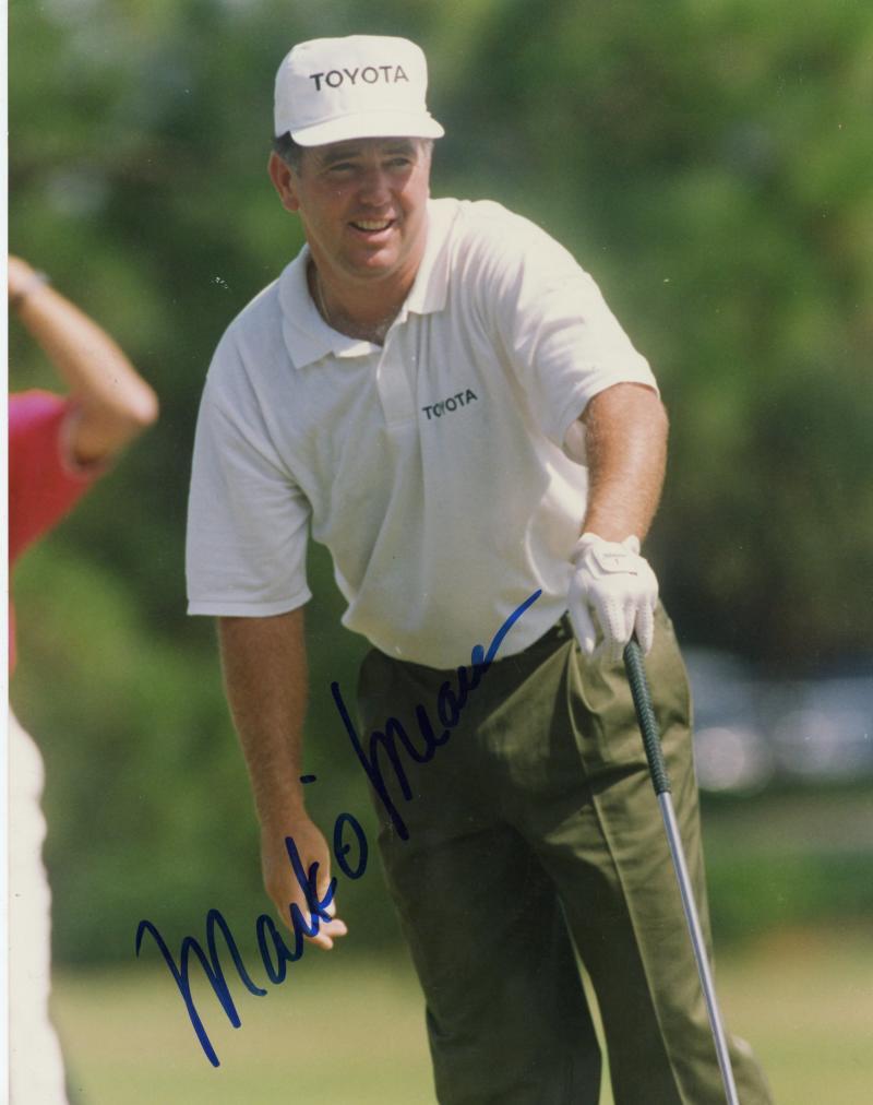 MARK O'MEARA PGA GOLF WINNER SIGNED AUTOGRAPHED 8X10 PHOTO W/COA