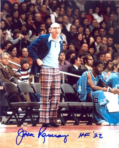 JACK RAMSAY BUFFALO HOF 92 SIGNED 8X10 PHOTO W/COA