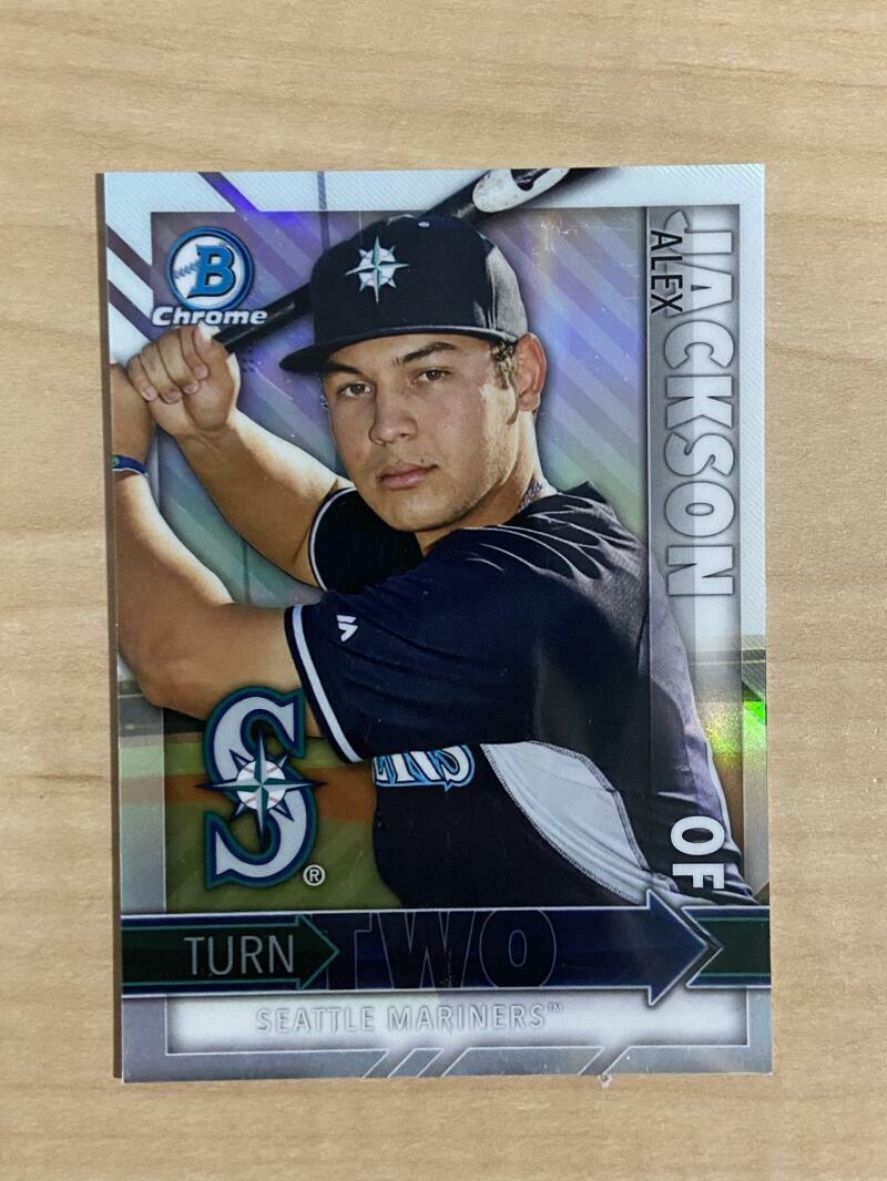 LUIZ GOHARA SEATTLE MARINERS SIGNED AUTOGRAPHED 2016 BOWMAN CARD #TT-JG W/COA
