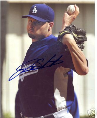 JASON SCHMIDT LOS ANGELES DODGERS SIGNED 8X10 PHOTO COA