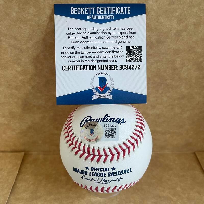 DANNY COOMBS COLT 45S 63-64 SIGNED AUTOGRAPHED M.L. BASEBALL BAS BC94272