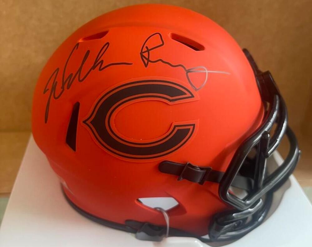 WILLIAM PERRY SIGNED AUTO RAVE MINI HELMET BECKETT AUTH