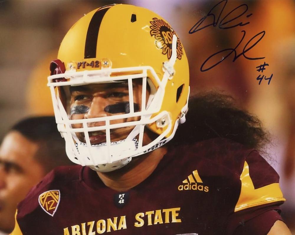 A.J. LATU ARIZONA STATE SIGNED AUTOGRAPHED 8X10 PHOTO W/COA