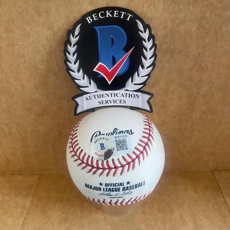 ALVIN DARK GIANTS 62 NL CHAMPS SIGNED AUTOGRAPHED M.L. BASEBALL BAS AUTHENTICATE