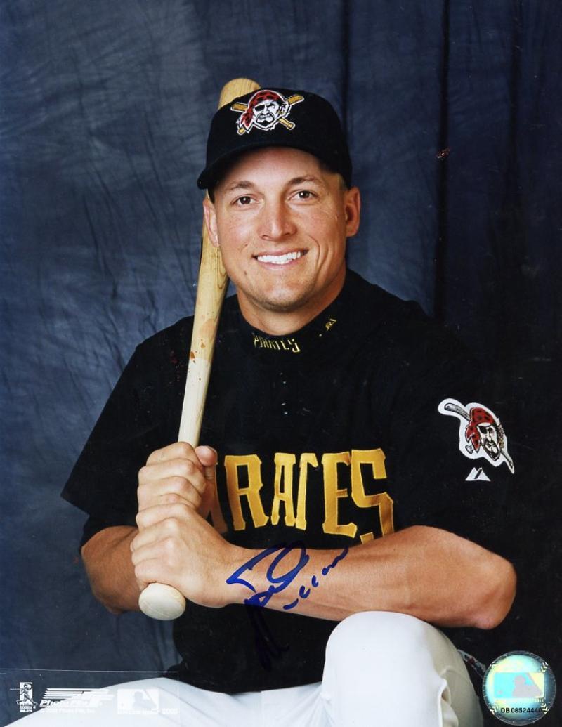 PAT MEARES PITTSBURGH PIRATES SIGNED AUTOGRAPHED SMILING 8X10 PHOTO W/COA 