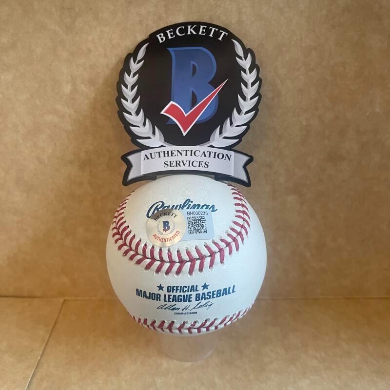 CORKY MILLER CINCINNATI REDS SIGNED AUTO M.L. BASEBALL BAS AUTHENTICATED