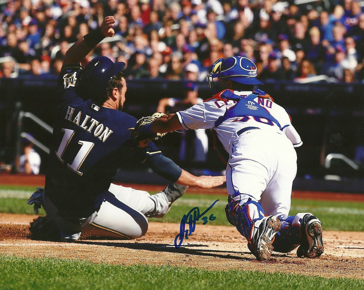 JUAN CENTENO NEW YORK METS SIGNED AUTOGRAPHED 8x10 PHOTO W/COA TAGGING HALTON
