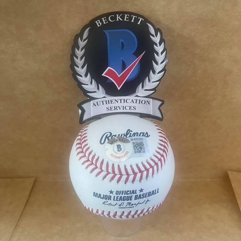 TERRY PENDLETON BRAVES 91 NL MVP SIGNED AUTO M.L. BASEBALL BECKETT AUTHENTICATED