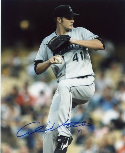 CHRIS VOLSTAD FLORIDA MARLINS SIGNED 8X10 PHOTO W/COA