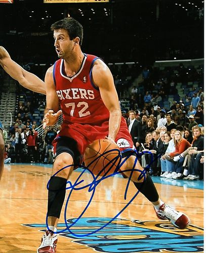JASON  KARONO  76ERS    SIGNED 8X10