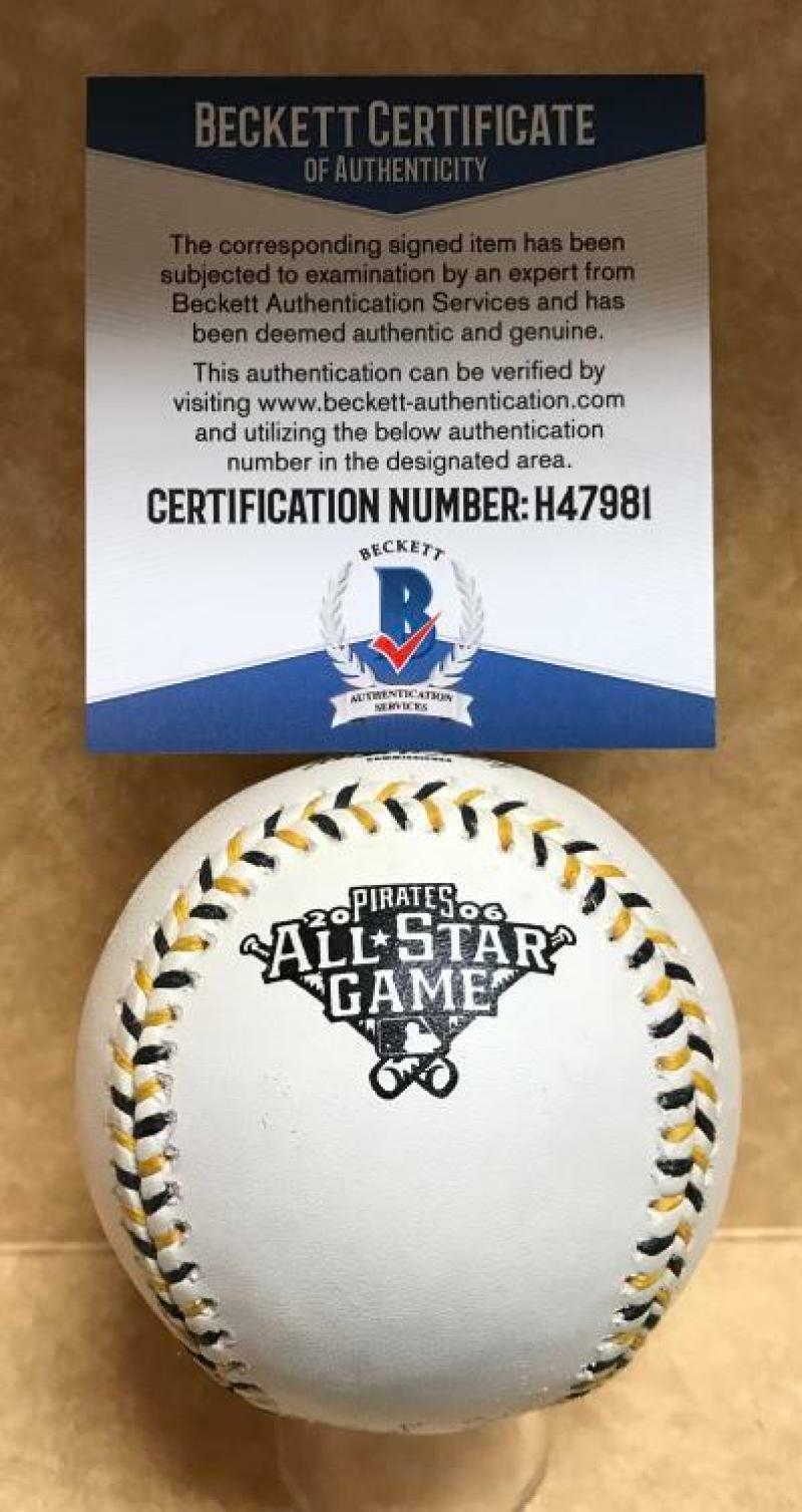 JAIME JARRIN LA DODGERS HOF 98 SIGNED 2006 ALL STAR BASEBALL BECKETT H47981