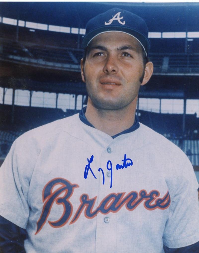LARRY JASTER ATLANTA BRAVES SIGNED AUTOGRAPHED 8X10 PHOTO W/ COA 