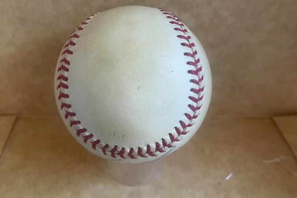 MARQUIS GRISSOM BRAVES/GIANTS  SIGNED AUTOGRAPHED N.L. BASEBALL BECKETT AUTH