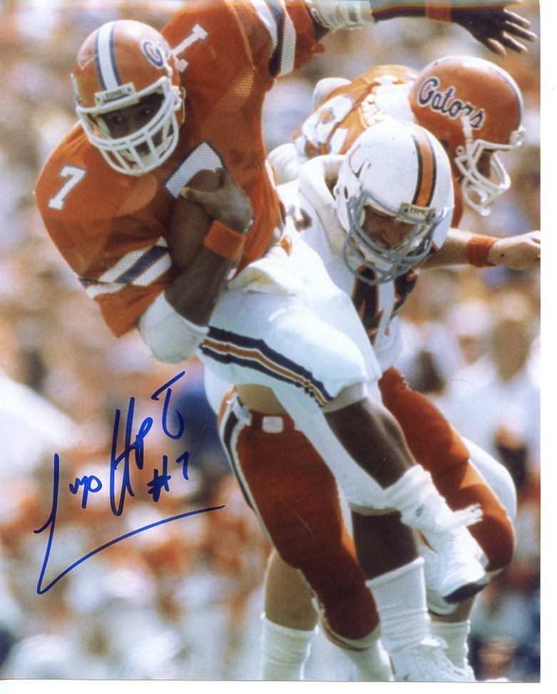 LORENZO  HAMPTON  FLORIDA  GATORS    SIGNED 8X10  PHOTO
