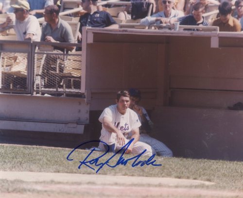 RON SWOBODA NEW YORK METS SIGNED 8X10 PHOTO W/COA