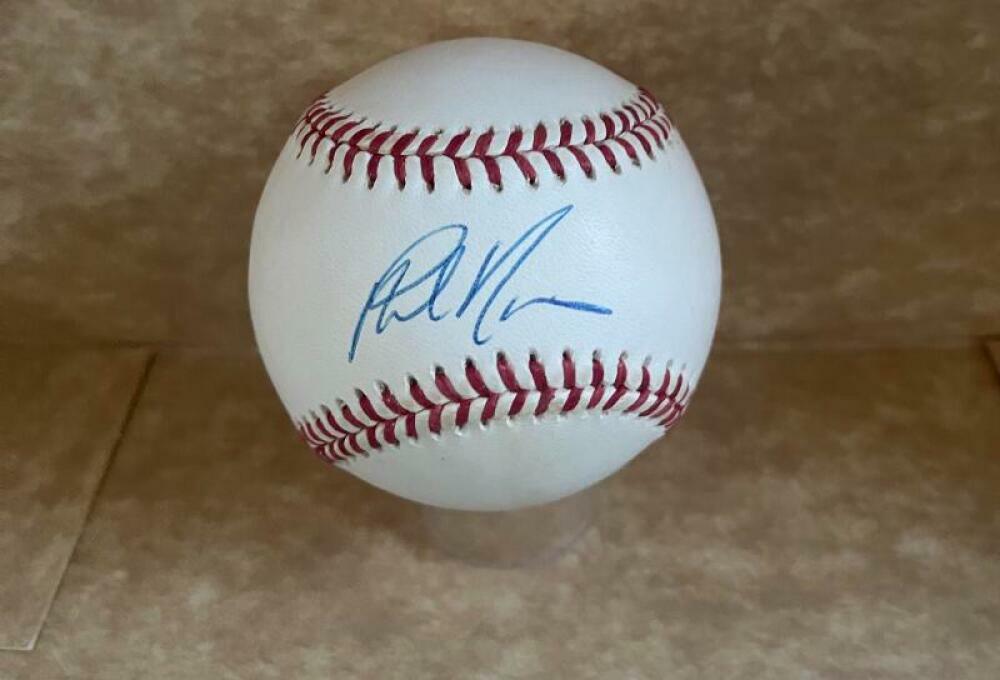 PHIL NEVIN TIGERS/ANGELS SIGNED AUTO A.L. BASEBALL BAS BA26169