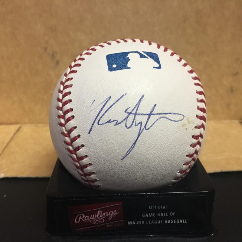 KEVIN SEITZER BREWERS/ROYALS SIGNED M.L. BASEBALL W/COA
