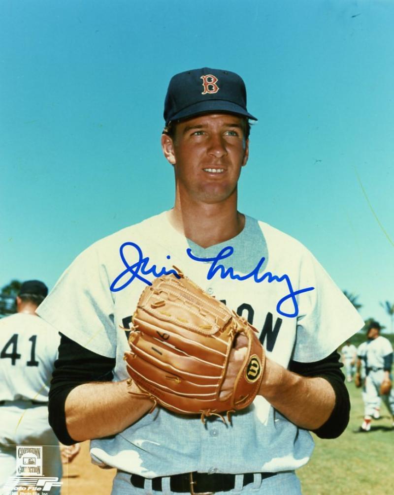 JIM LONBORG BOSTON RED SOX SIGNED AUTOGRAPHED 8X10 PHOTO W/COA