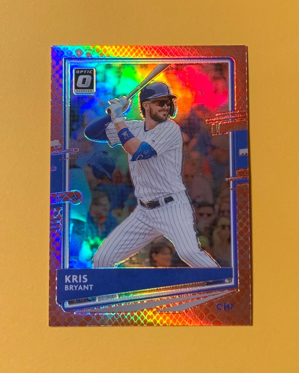 2020 PANINI OPTIC BASEBALL CHOICE KRIS BRYANT RED DRAGON PRIZM /88 #175 CUBS