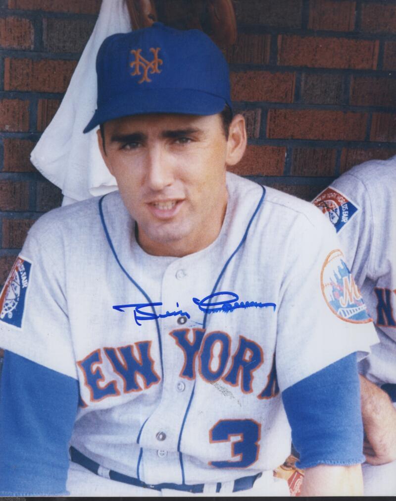 BILLY COWAN METS SIGNED AUTOGRAPHED 8X10 PHOTO W/ COA