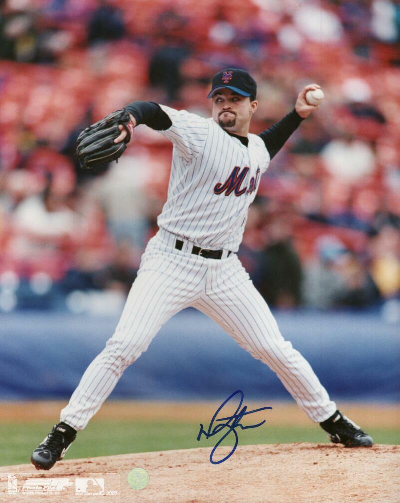 MIKE HAMPTON  NEW YORK METS  SIGNED AUTOGRAPHED 8X10 PHOTO W/ COA