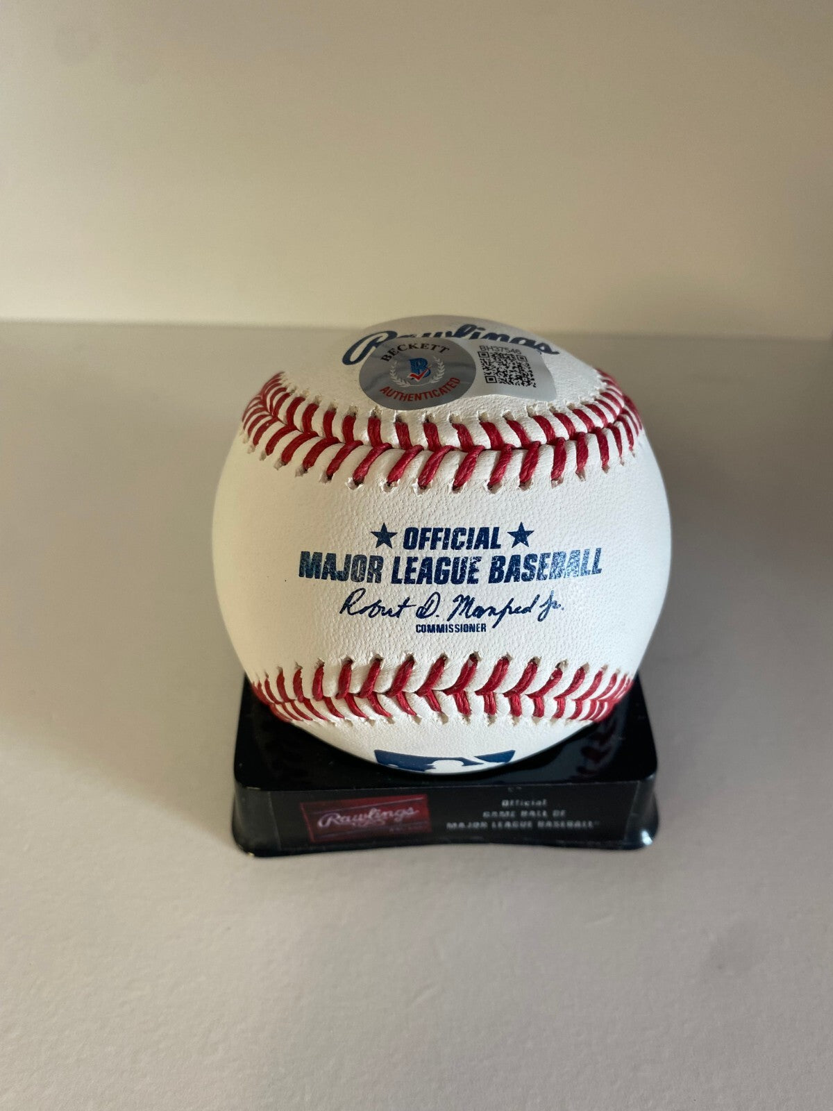 KURT BEVACQUA MLB DEBUT 6/22/71 SIGNED AUTOGRAPHED M.L. BASEBALL BECKETT *