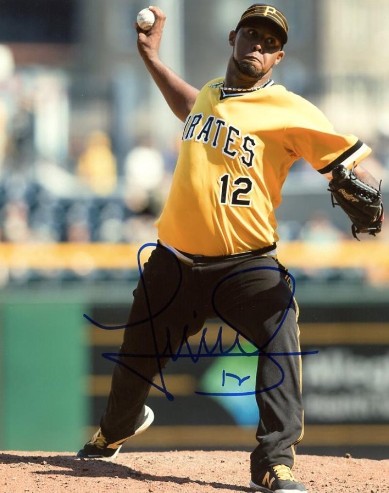 JUAN NICASIO PITTSBURGH PIRATES SIGNED AUTOGRAPHED #12 8X10 PHOTO W/COA 