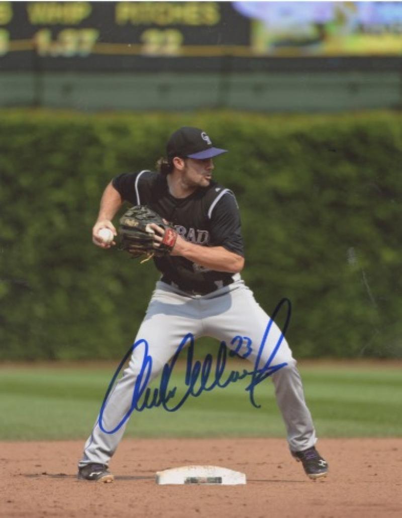 CHARLIE CULBERSON COLORADO ROCKIES AUTOGRAPHED 8x10 PHOTO W/COA IF